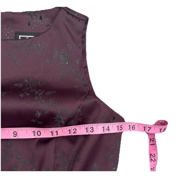 Vtg City Triangles Velvet Floral Mini Dress Glitter Y2K Whimsigoth Fairy READ - Picture 11 of 11